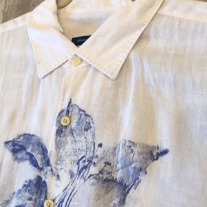 Tommy Bahama long sleeve button up Linen shirt